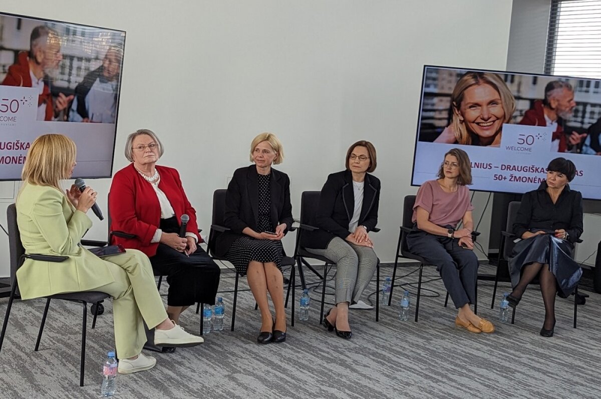Sostinės planuose – kurti draugišką aplinką vyresniems žmonėms