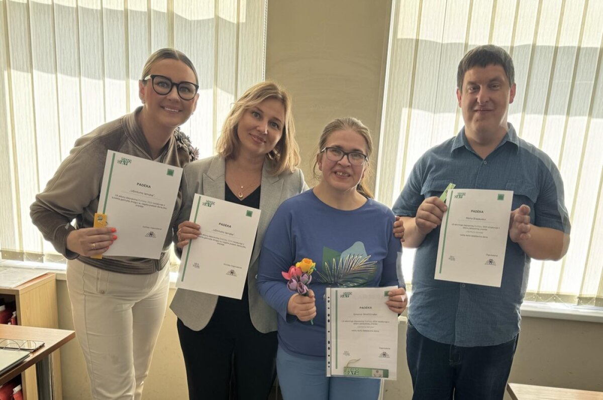 Užimtumo tarnybos skyriuose profesijas matavosi „DUOday“ dalyviai