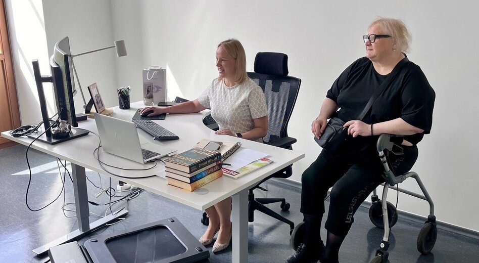 DUOday dalyvė su direktore Inga Balnanosiene