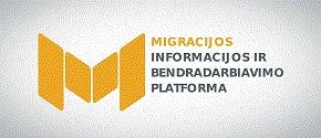 Migracijos informacijos ir bendradarbiavimo platforma logotipas Migracijos informacijos ir bendradarbiavimo platforma logotipas