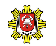 Ugniagesių gelbėtojų mokyklos logotipas